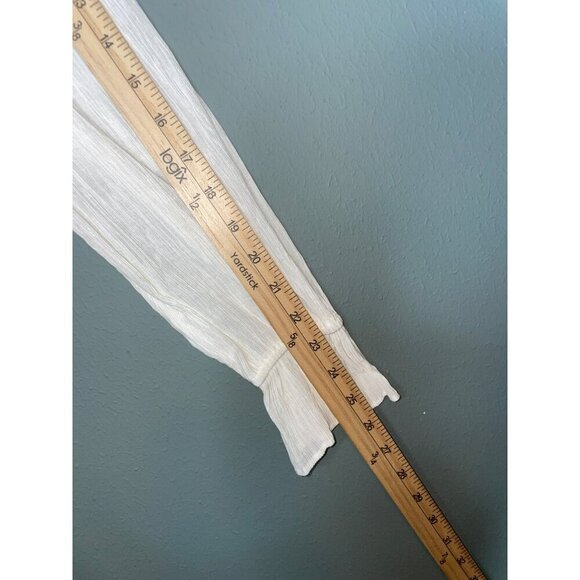 Free People Daia Textured Deep V Blouse - Picture 7 of 11